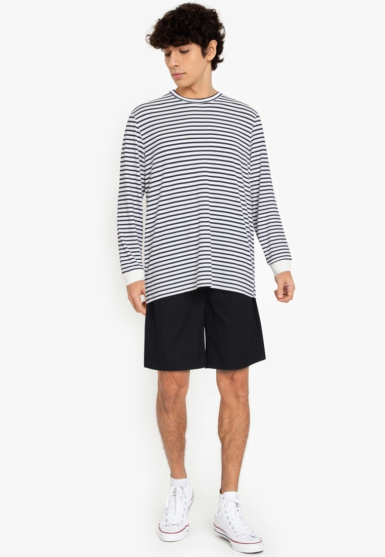 ZALORA BASICS Striped Long-Sleeve T-Shirt - Billede 4