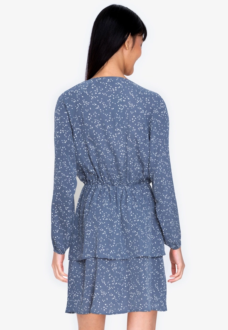 ZALORA BASICS Tiered Mini Wrap Dress - Billede 2