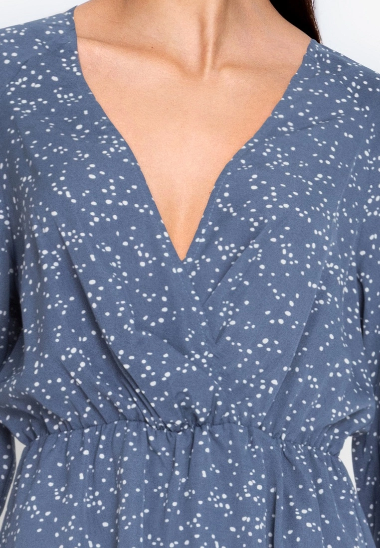 ZALORA BASICS Tiered Mini Wrap Dress - Billede 3