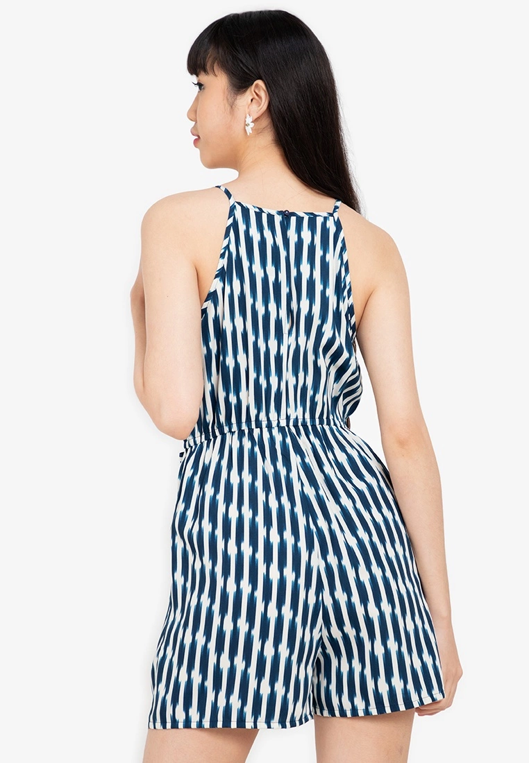 ZALORA BASICS 100% Recycled Polyester Ruffle Playsuit - Billede 2