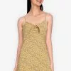 ZALORA BASICS Knot Front Cami Mini Dress