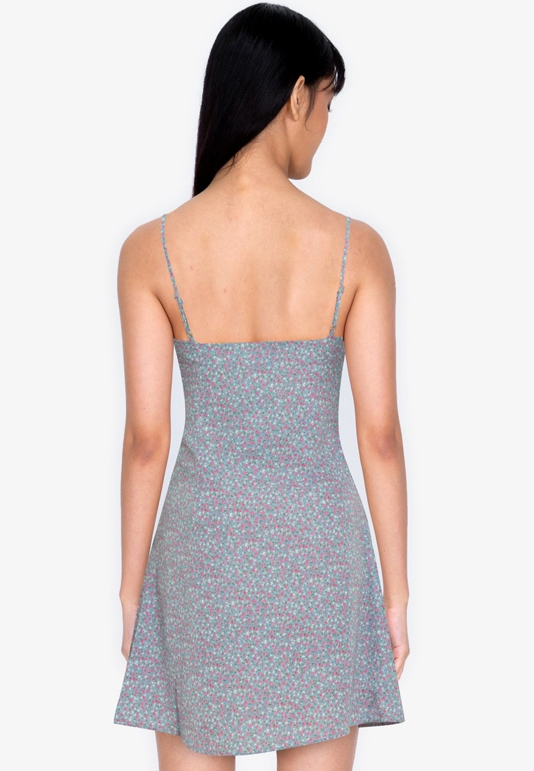 ZALORA BASICS Knot Front Cami Mini Dress - Billede 2