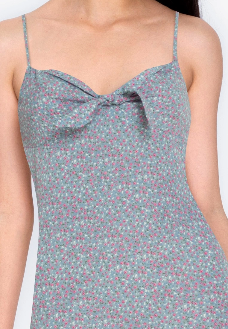 ZALORA BASICS Knot Front Cami Mini Dress - Billede 3