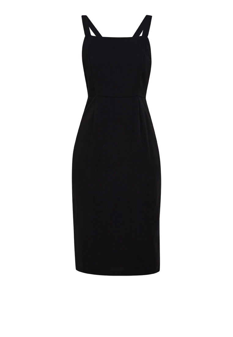 ZALORA BASICS 100% Recycled Polyester Fitted Dress - Billede 5