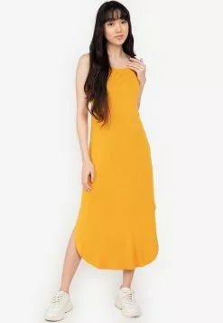 ZALORA BASICS Basic Curved Hem Cami Dress