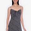 ZALORA BASICS Knot Front Cami Mini Dress