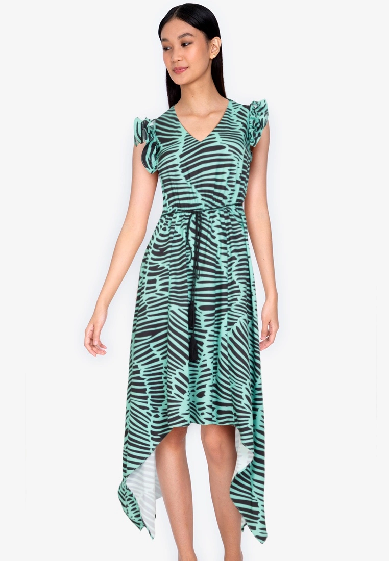 ZALORA BASICS Handkerchief Hem Dress - Billede 4