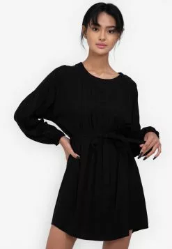 ZALORA BASICS Balloon Sleeve Dress