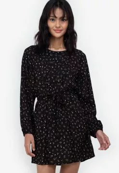 ZALORA BASICS Balloon Sleeve Dress