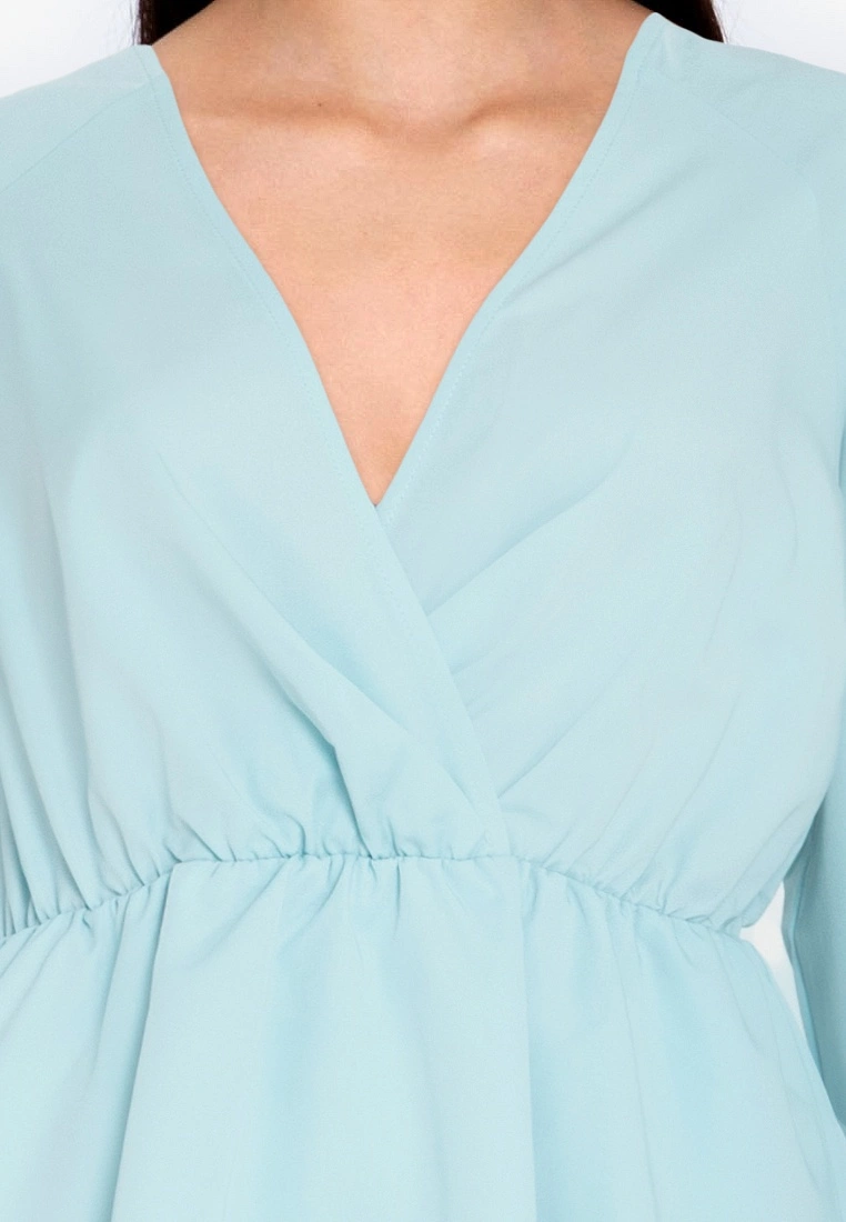 ZALORA BASICS Tiered Mini Wrap Dress - Billede 3