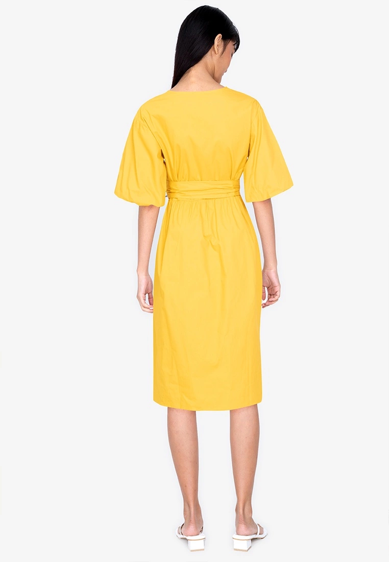 ZALORA BASICS Balloon Sleeve Midi Dress - Billede 2