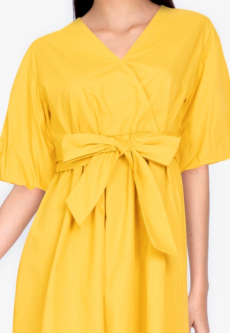 ZALORA BASICS Balloon Sleeve Midi Dress - Billede 3