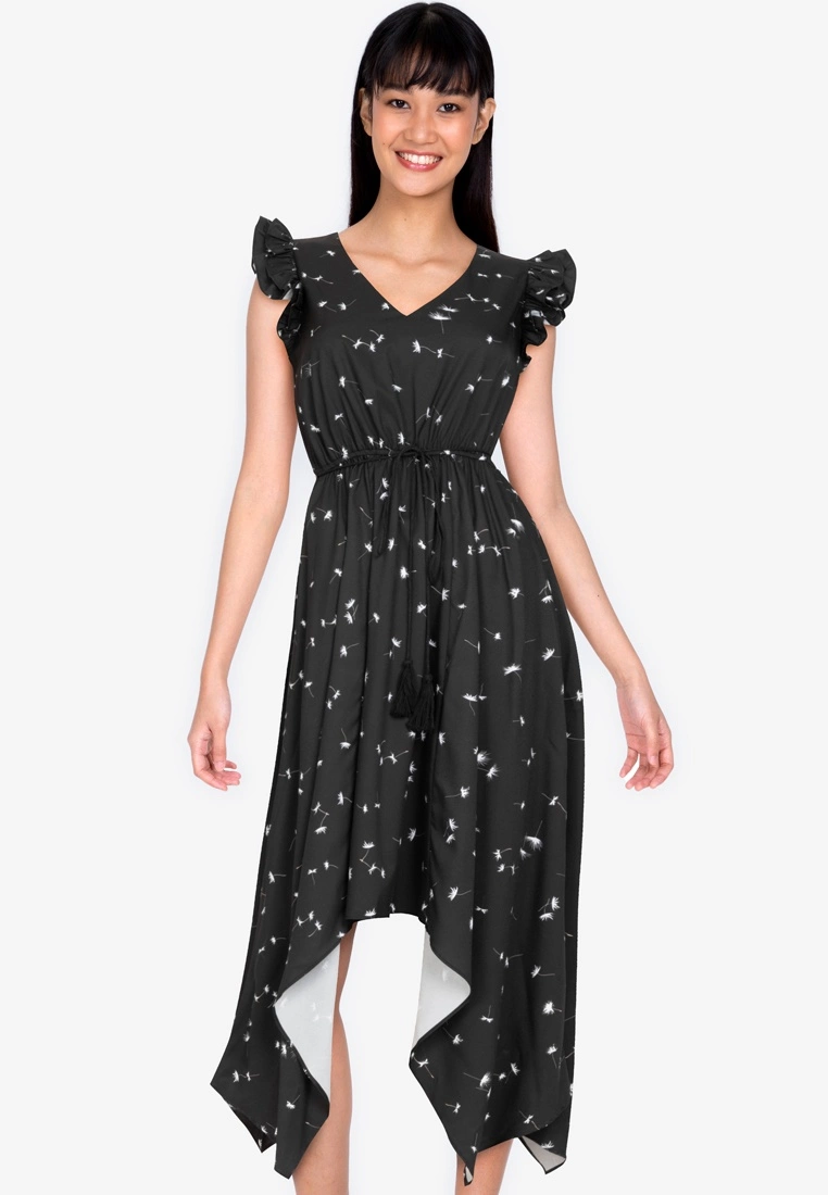 ZALORA BASICS Handkerchief Hem Dress - Billede 4