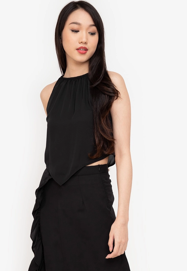 ZALORA BASICS Hanky Hem Cami Top