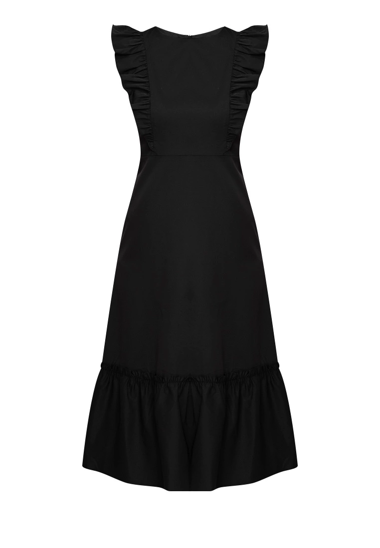 ZALORA BASICS Frill Detail Midi Dress - Billede 5