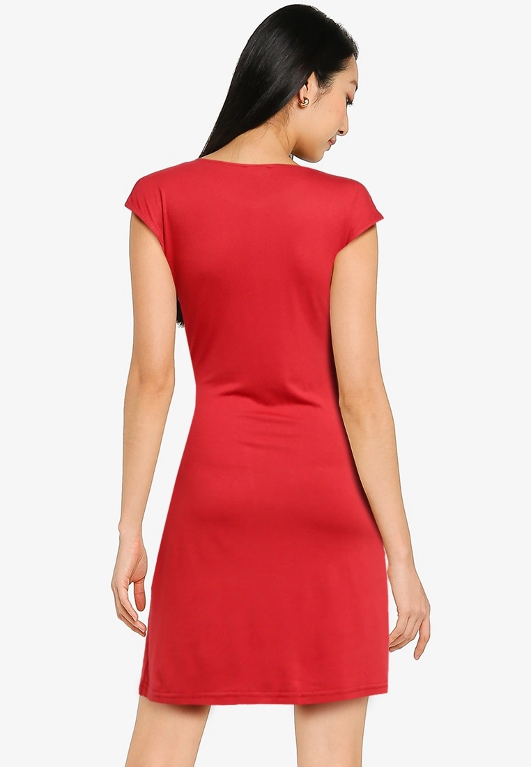 ZALORA BASICS Knot Front T Shirt Dress - Billede 2