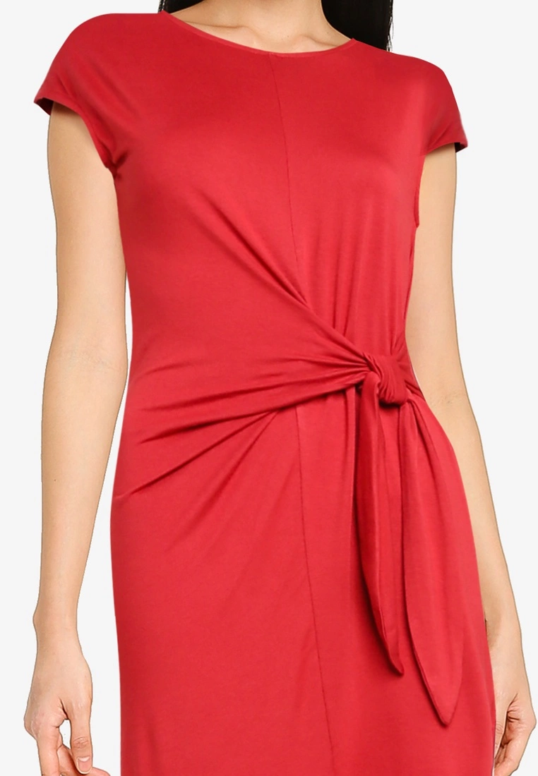 ZALORA BASICS Knot Front T Shirt Dress - Billede 3