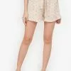 ZALORA BASICS Frill Shorts with Self Tie