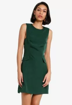 ZALORA BASICS A Line Pocket Detail Dress
