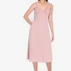 ZALORA BASICS Sweetheart Cut Out Midi Dress