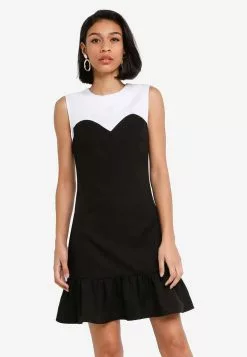 ZALORA BASICS Colourblock A Line Dress