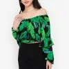 ZALORA BASICS Smocked Crop Top