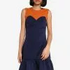 ZALORA BASICS Colourblock A Line Dress