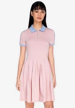 ZALORA BASICS Pleated Skater Dress