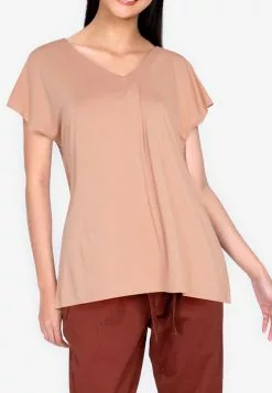 ZALORA BASICS Basic Bar Detail Blouse