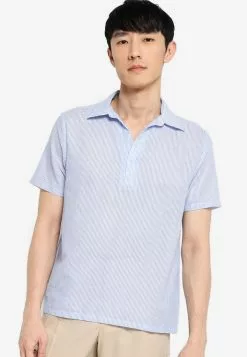 ZALORA BASICS Seersucker Short Sleeve Shirt