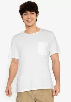 ZALORA BASICS Chest Button Pocket Tee