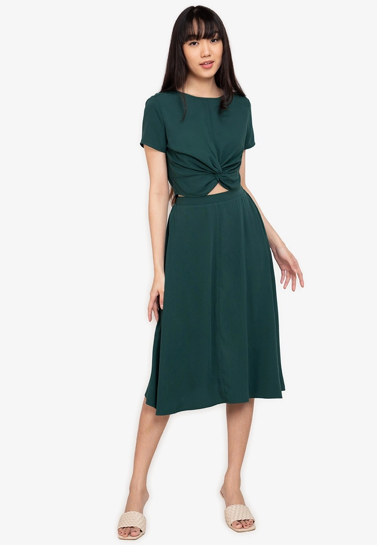 ZALORA BASICS 100% Recycled Polyester Knot Detail Top - Billede 4