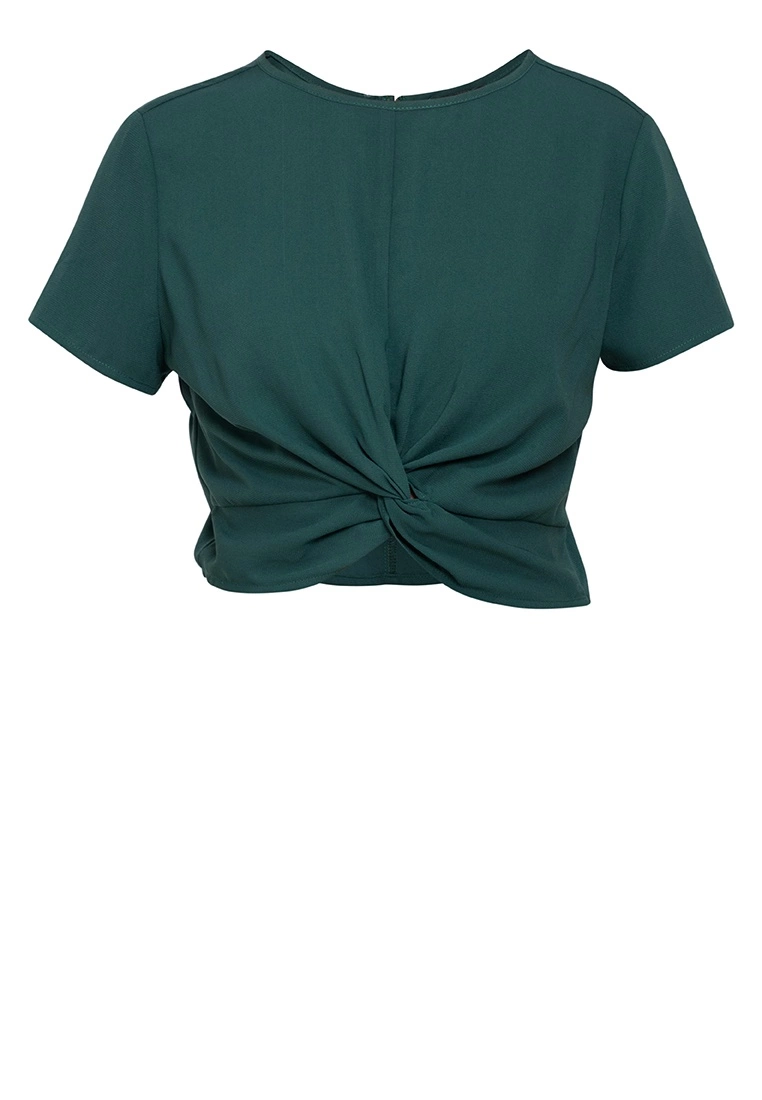 ZALORA BASICS 100% Recycled Polyester Knot Detail Top - Billede 5