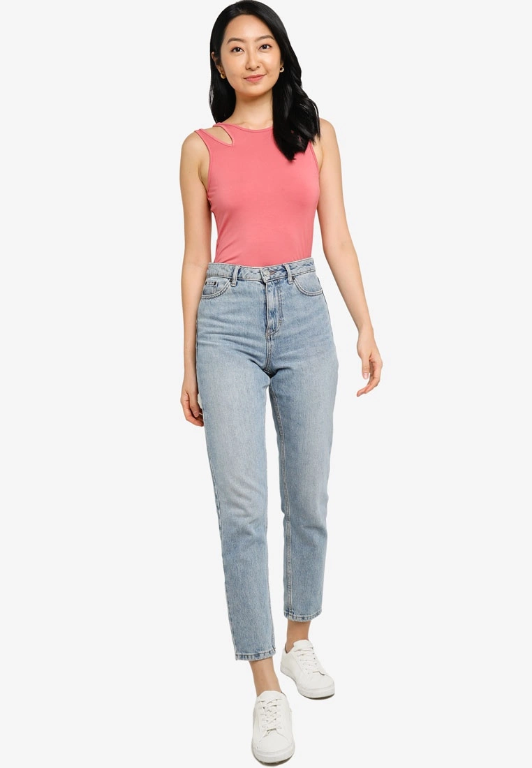 ZALORA BASICS Asymmetrical Tank Top - Billede 4