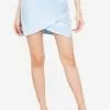 ZALORA BASICS Basic Wrap Ruched Mini Skirt