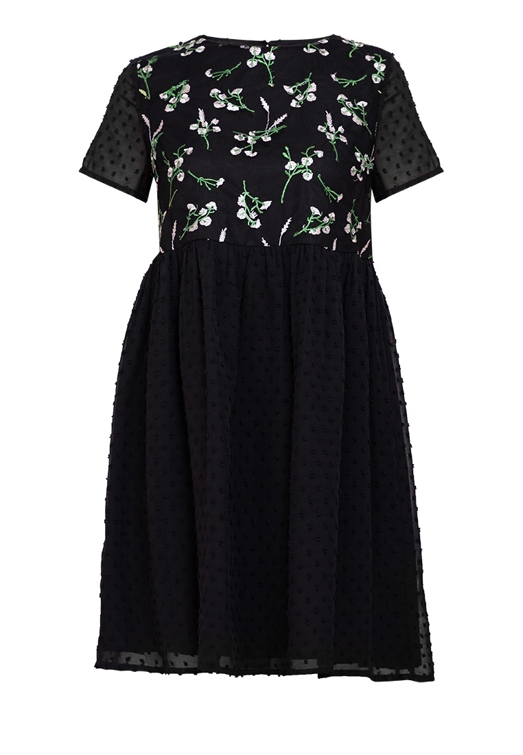 ZALORA BASICS Embroidery Smock Dress - Billede 5