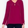ZALORA BASICS Slit Sleeves Blouse