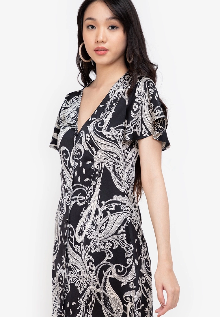 ZALORA BASICS Flare Sleeve Mini Dress - Billede 3
