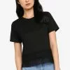 ZALORA BASICS Lace Hem T Shirt