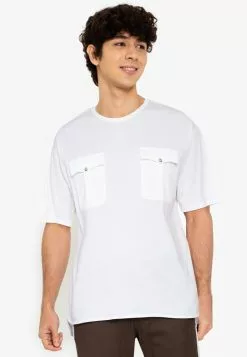 ZALORA BASICS Flap Pocket T-shirt