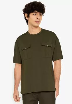 ZALORA BASICS Flap Pocket T-shirt