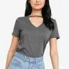 ZALORA BASICS Cut Out Detail T-Shirt