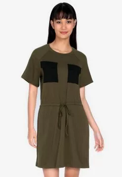ZALORA BASICS Jersey Drawstring Dress