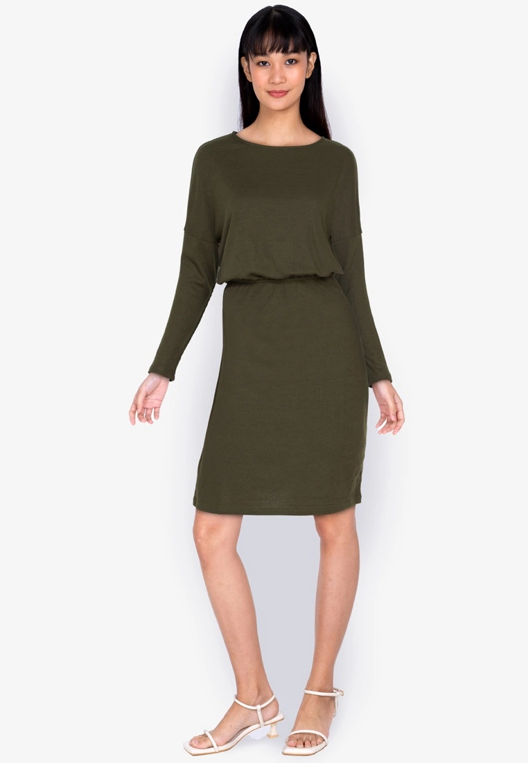 ZALORA BASICS Boat Neck Jersey Dress - Billede 4