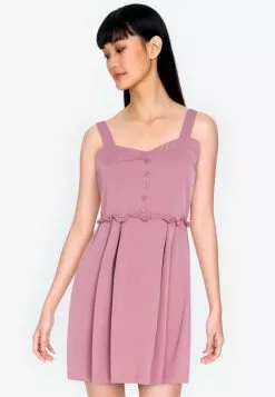 ZALORA BASICS Sweetheart Neckline Mini Dress