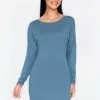 ZALORA BASICS Long Sleeve Mini Dress