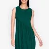 ZALORA BASICS Basic Asymmetric Frill Sleeveless Dress