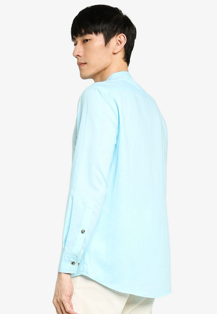 ZALORA BASICS Front Panel Detail Long Sleeve Shirt - Billede 2