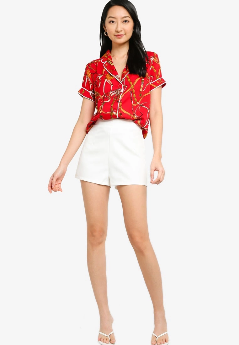 ZALORA BASICS Collared Shirt With Piping Detail - Billede 4