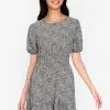 ZALORA BASICS Smock Waist Mini Dress